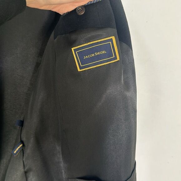 Vintage Jacob Siegel COLOMBO ITALY Wool Cashmere Peacoat 44R - Picture 5 of 6